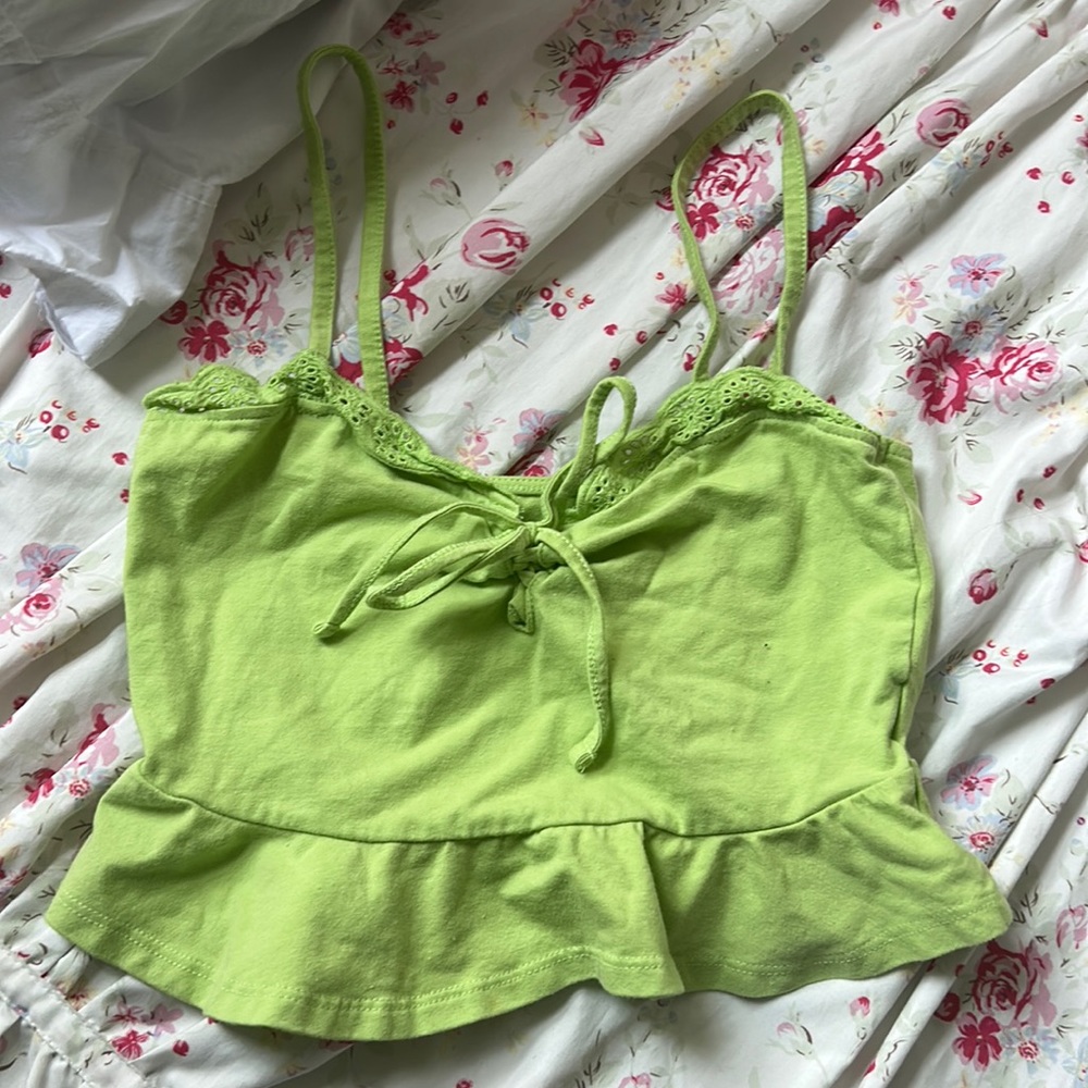 pacsun green tank top